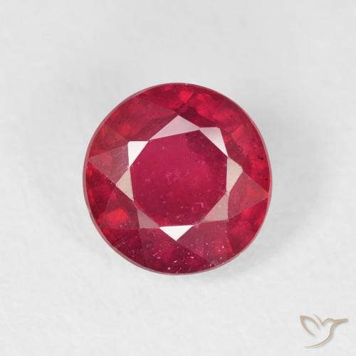 1.50ct Naturel Cramoisi profond Rubis, Tour, VS