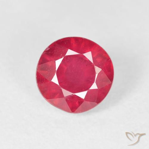 1.32ct Naturel Rouge confiture Rubis, Tour, VS