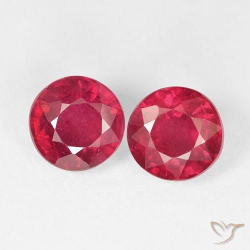 3.12ctw Naturel Rouge moyen Rubis, Tour, VS