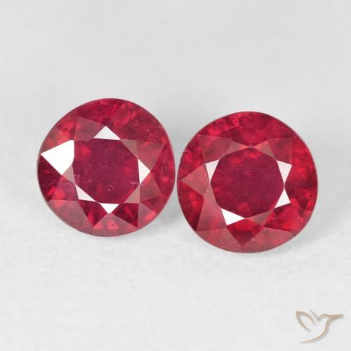 3.10ctw Naturel Rouge moyen Rubis, Tour, VS