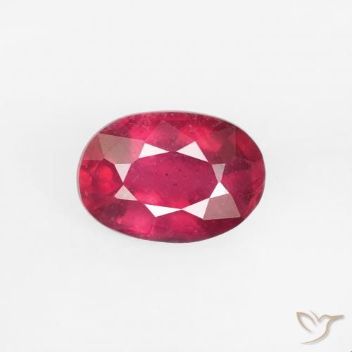 0.77ct Naturel Cramoisi profond Rubis, ovale, VS-SI