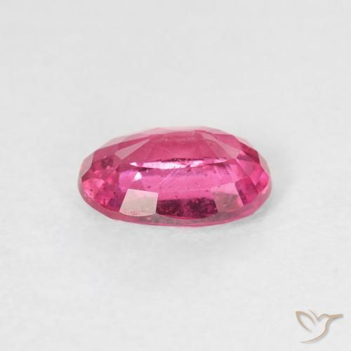 Rubis Rose foncé naturelle ovale, 1.01 ct, VS
