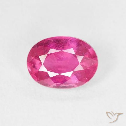 1.26ct Naturel Rose foncé Rubis, ovale, VS