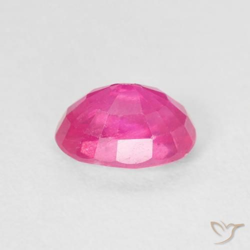 Rubis Magenta profond naturelle ovale, 1.31 ct, VS