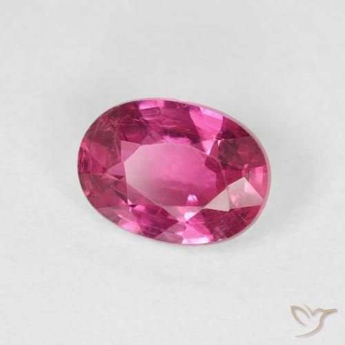 Rubis Rose vif naturelle ovale, 1.16 ct, VS