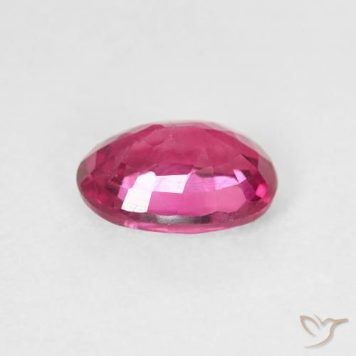 Rubis Rose vif naturelle ovale, 1.16 ct, VS