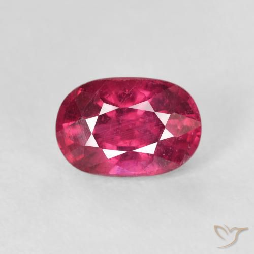 1.47ct Naturel Rose foncé Rubis, ovale, VS