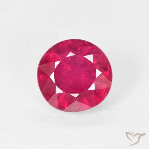 1.21ct Naturel Rouge léger Rubis, Tour, VS