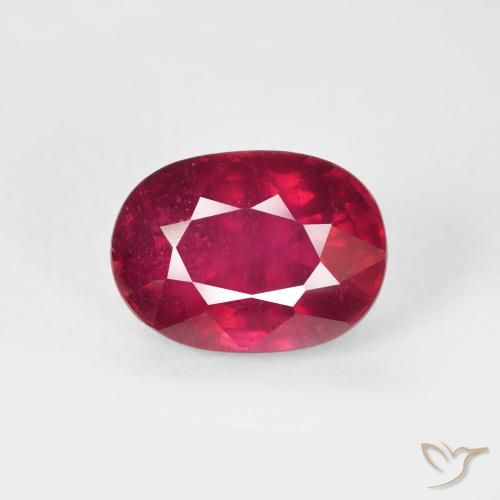 2.48ct Naturel Rouge foncé Rubis, ovale, VS-SI
