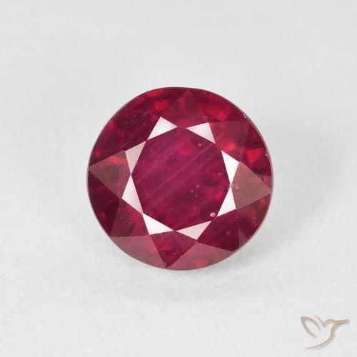 2.88ct Naturel Rouge Rosâtre Rubis, Tour, VS