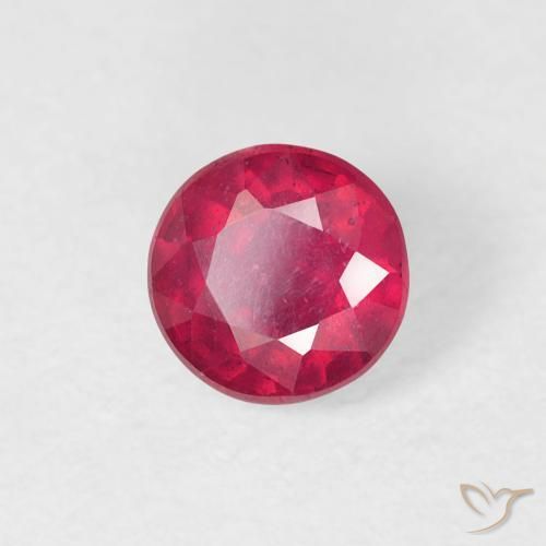 Rubis Rouge Rosâtre naturelle Tour, 0.85 ct, VS