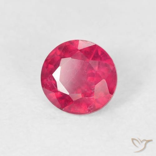 Rubis Rose rougeâtre naturelle Tour, 0.91 ct, VS