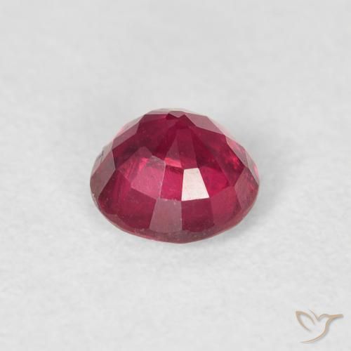 Rubis Rouge Rosâtre naturelle Tour, 0.74 ct, VS