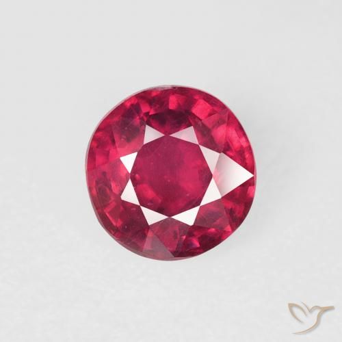 0.96ct Naturel Rouge confiture Rubis, Tour, VS