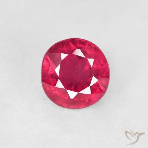 0.90ct Naturel Rouge moyen Rubis, Tour, VS
