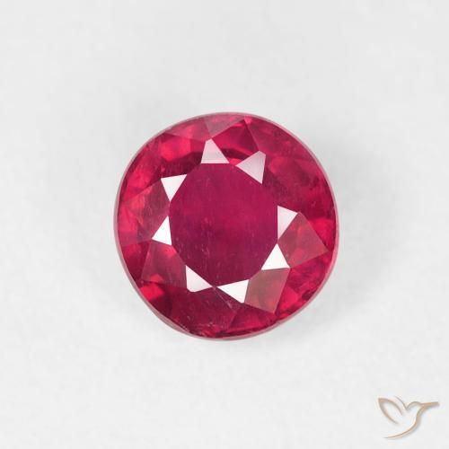 0.89ct Naturel Rouge moyen Rubis, Tour, VS