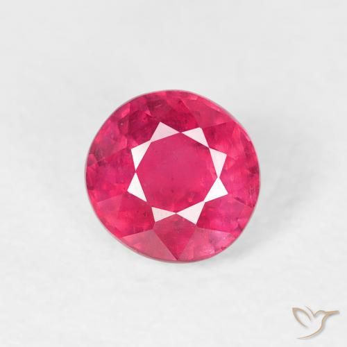 0.79ct Naturel Rouge moyen Rubis, Tour, VS