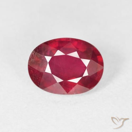 1.87ct Naturel Cramoisi profond Rubis, ovale, VS-SI