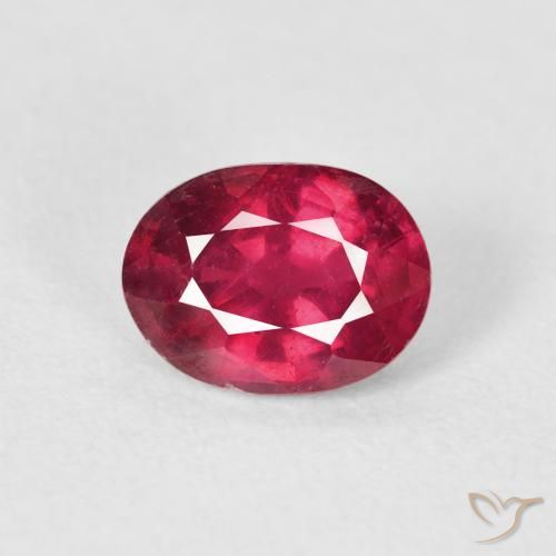 1.74ct Naturel Cramoisi profond Rubis, ovale, VS-SI
