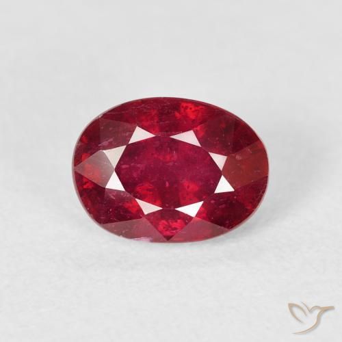 2.17ct Naturel Rouge foncé Rubis, ovale, VS-SI
