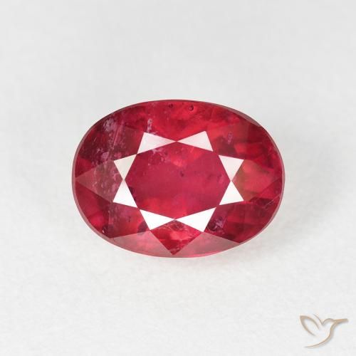 2.49ct Naturel Cramoisi profond Rubis, ovale, VS