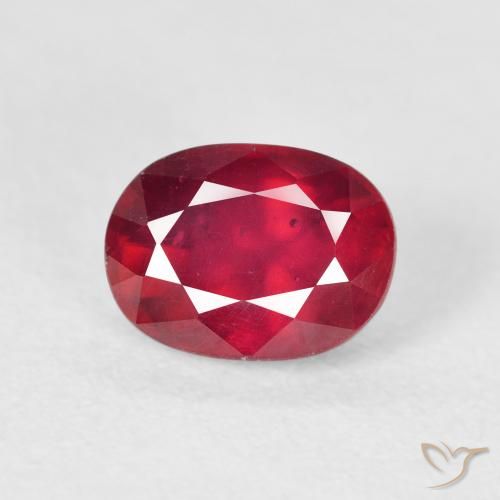 2.34ct Naturel Cramoisi profond Rubis, ovale, VS