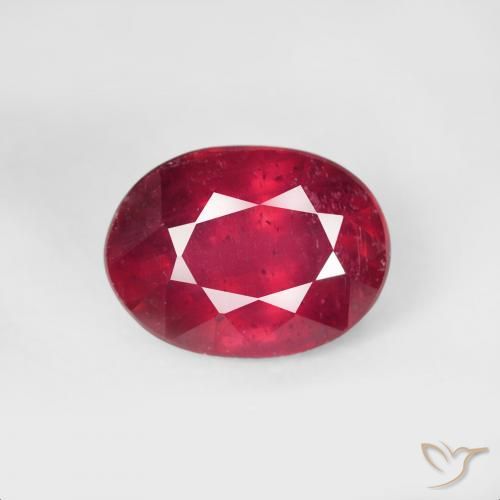 2.32ct Naturel Rouge moyen Rubis, ovale, VS