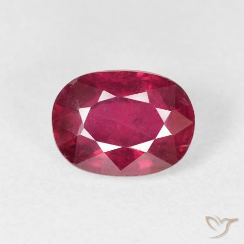 2.05ct Naturel Rouge sang Rubis, ovale, VS