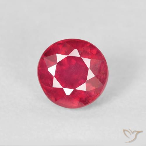 0.96ct Naturel Rouge confiture Rubis, Tour, VS