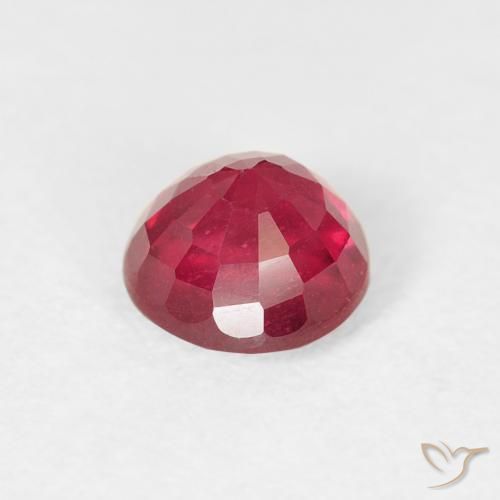 Rubis Rouge Rosâtre naturelle Tour, 0.93 ct, VS
