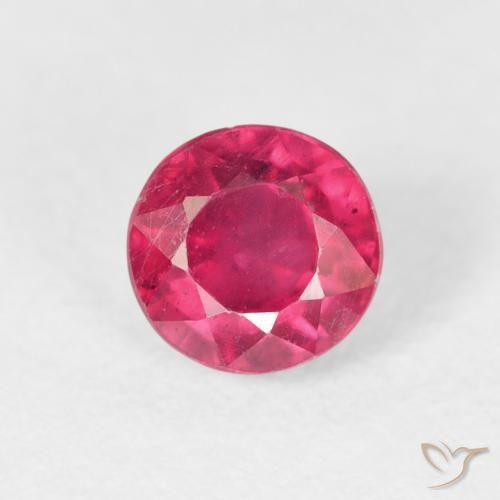 0.98ct Naturel Rouge Rosâtre Rubis, Tour, VS