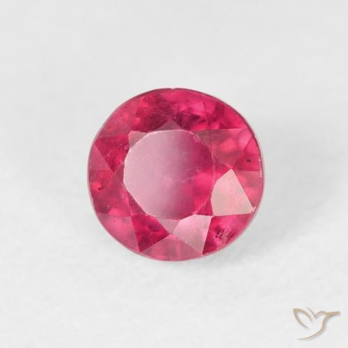 Rubis Rouge Rosâtre naturelle Tour, 0.98 ct, VS