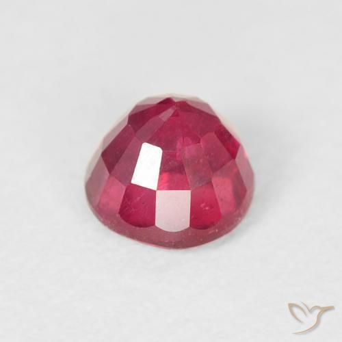 Rubis Rouge Rosâtre naturelle Tour, 0.98 ct, VS