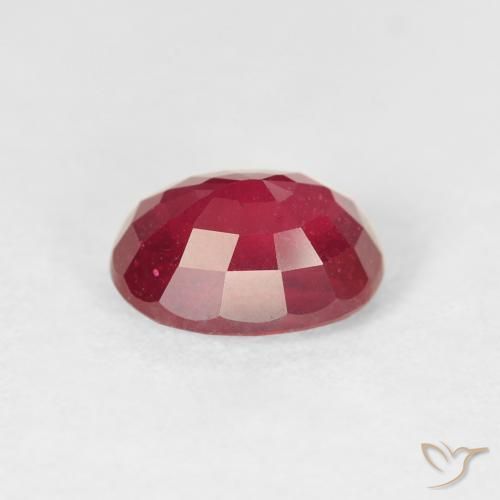 Rubis Rouge confiture naturelle ovale, 2.19 ct, VS-SI