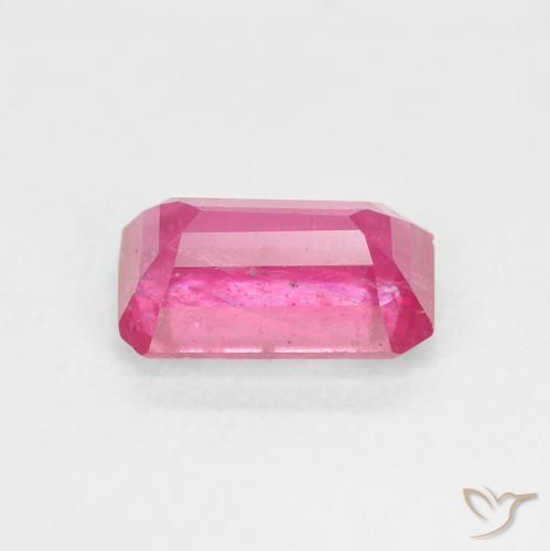 Rubis Rose vif naturelle Octogone / coupe Émeraude, 2.28 ct, VS-SI