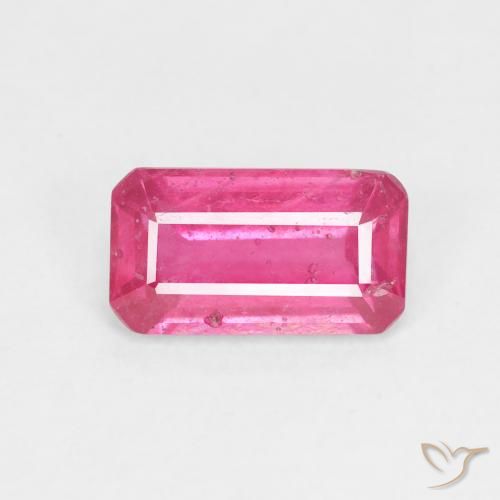 1.94ct Naturel Magenta profond Rubis, Taille émeraude, VS-SI