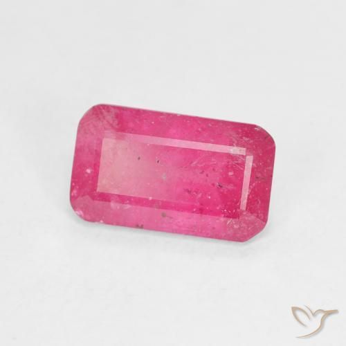 Rubis Rose vif naturelle Octogone / coupe Émeraude, 2.49 ct, VS-SI
