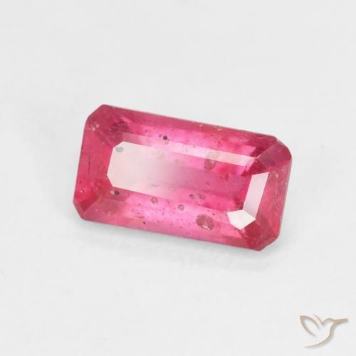 Rubis Rose vif naturelle Octogone / coupe Émeraude, 1.92 ct, VS-SI