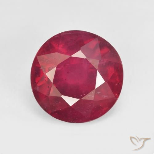5.74ct Naturel Rouge moyen Rubis, Tour, VS