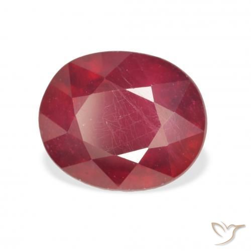 Rubis Rouge moyen naturelle ovale, 6.03 ct, VS