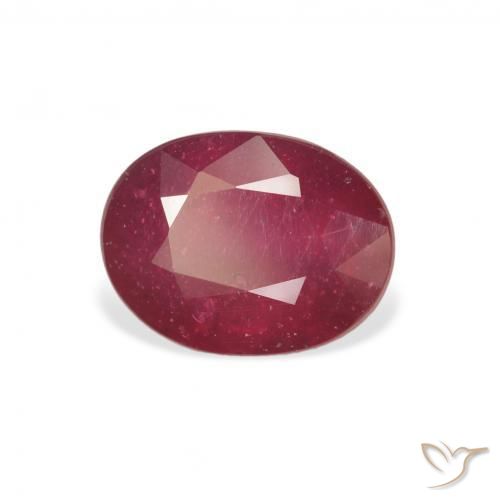 Rubis Rouge sang naturelle ovale, 3.18 ct, VS