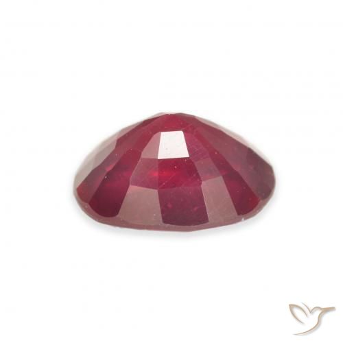 Rubis Rouge sang naturelle ovale, 3.42 ct, VS