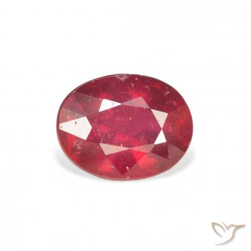 3.05ct Naturel Rouge moyen Rubis, ovale, VS-SI