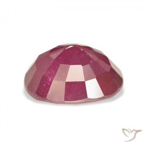 Rubis Rouge confiture naturelle ovale, 11.24 ct, VS
