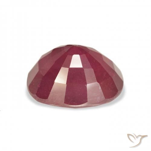 Rubis Rouge foncé naturelle ovale, 10.90 ct, VS