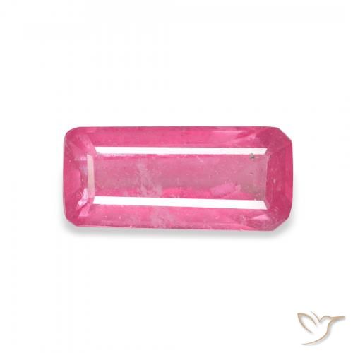 1.87ct Naturel Magenta profond Rubis, Taille émeraude, VS-SI