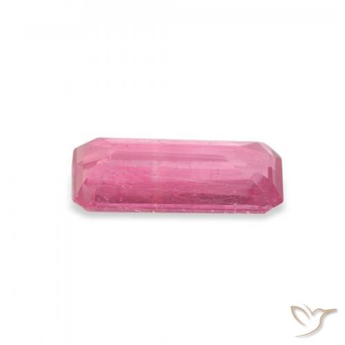 Rubis Rose vif naturelle Octogone / coupe Émeraude, 1.35 ct, VS-SI