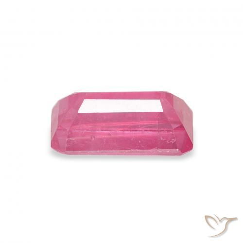 Rubis Rose vif naturelle Octogone / coupe Émeraude, 1.77 ct, VS-SI