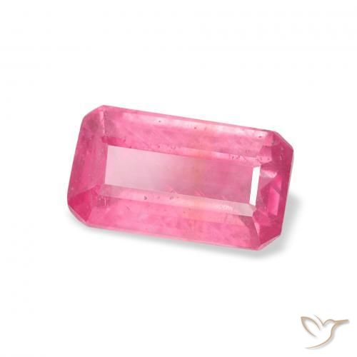 Rubis Rose moyen naturelle Octogone / coupe Émeraude, 1.96 ct, VS-SI