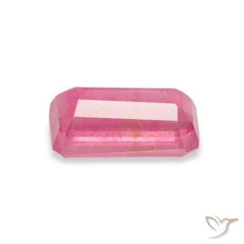 Rubis Rose moyen naturelle Octogone / coupe Émeraude, 1.96 ct, VS-SI
